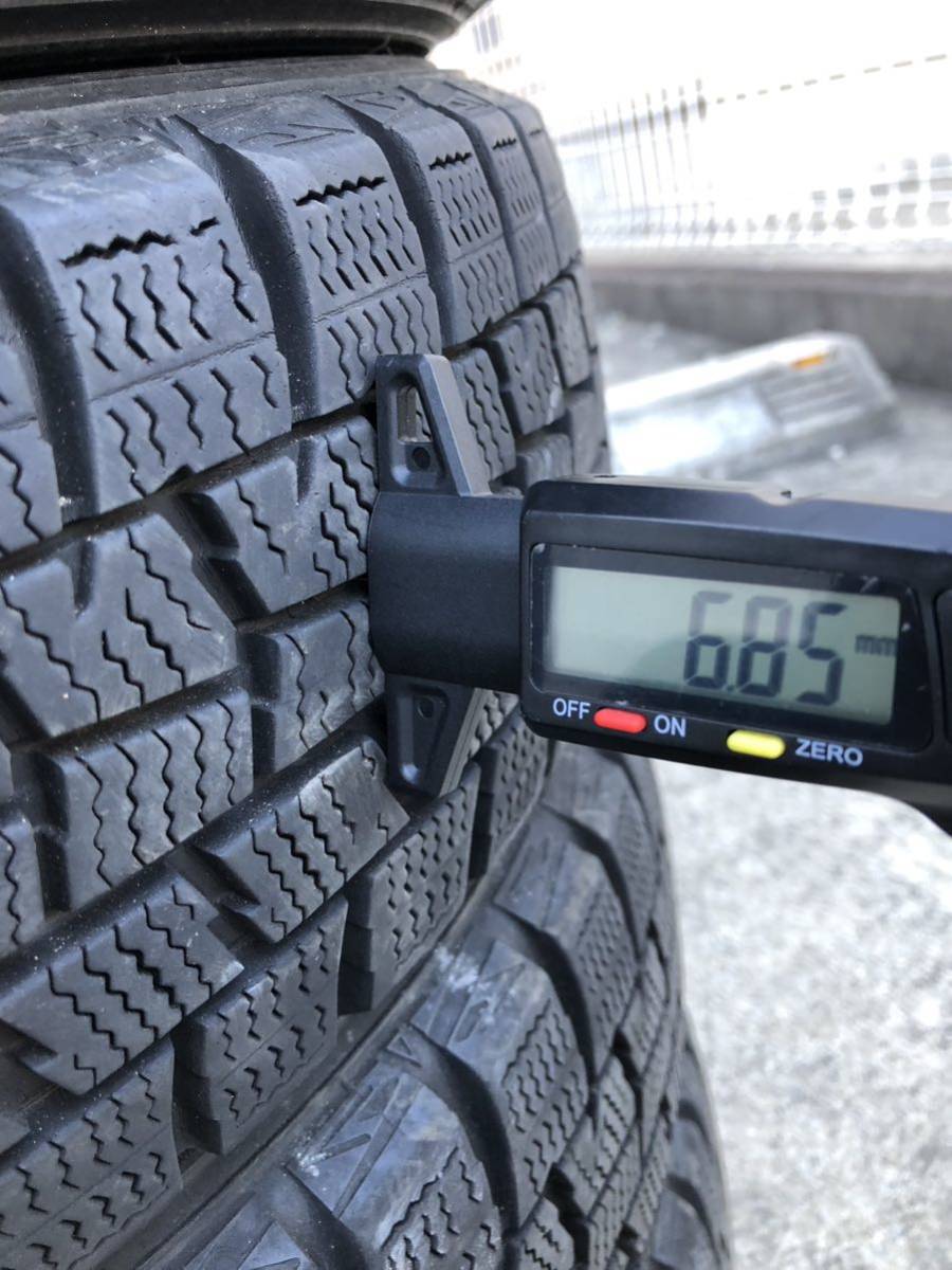 155/65R14 ダンロップ スタッドレスタイヤ 冬タイヤ 4本セット バリ山 軽自動車 ☆_画像6