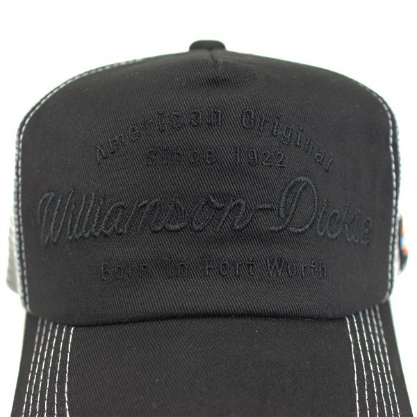 ディッキーズ Dickies Williamson メッシュキャップ ブラック/ブラック メンズ レディース アメカジ 野球帽 帽子　ミリタリー_画像4