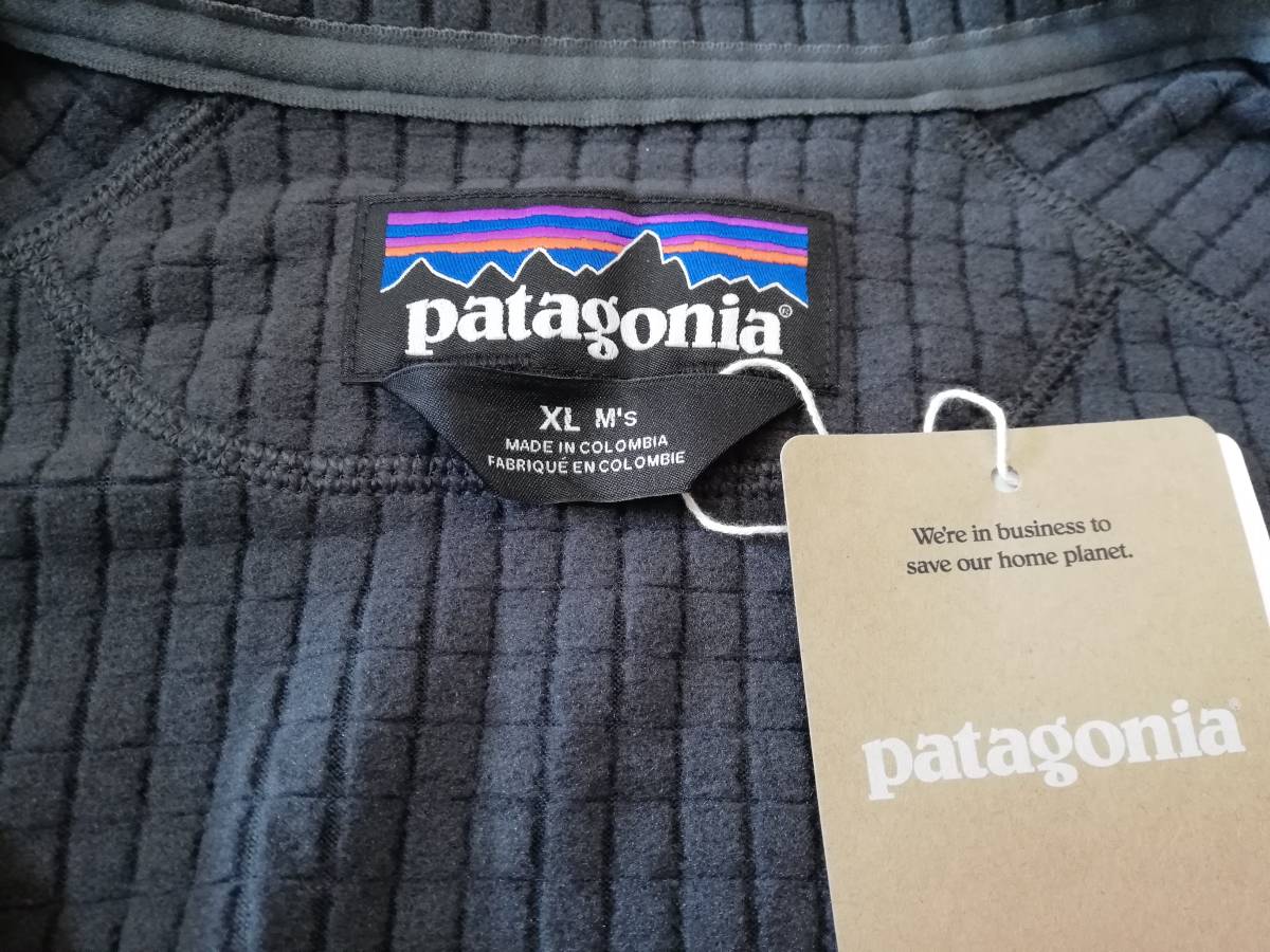 新品未使用！ パタゴニア 高品質 テクニカルフリース メンズ R1 プルオーバー ブラック 黒 XLサイズ Patagonia アウトドア キャンプ