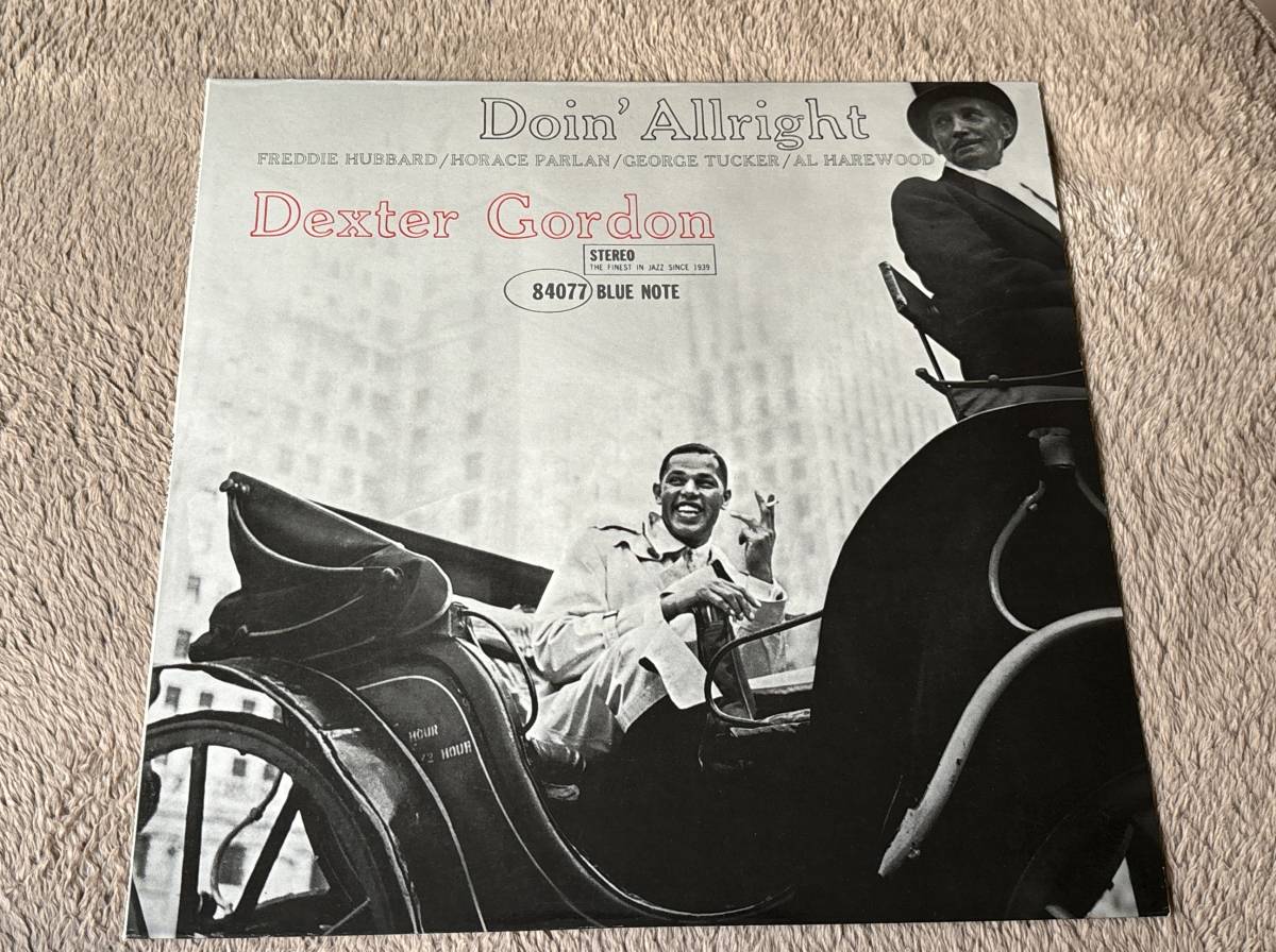 東芝盤 デクスター・ゴードン/ドゥーイン・オールライト 中古LP アナログレコード BN-4077 Vinyl Dexter Gordon ホレス・パーランの画像1