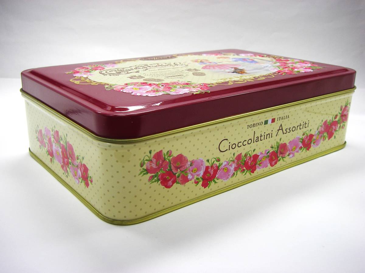 カファレル チョコレート空缶 2023 バレンタイン デザイン　Italia Trino Caffarel Prochet_画像2