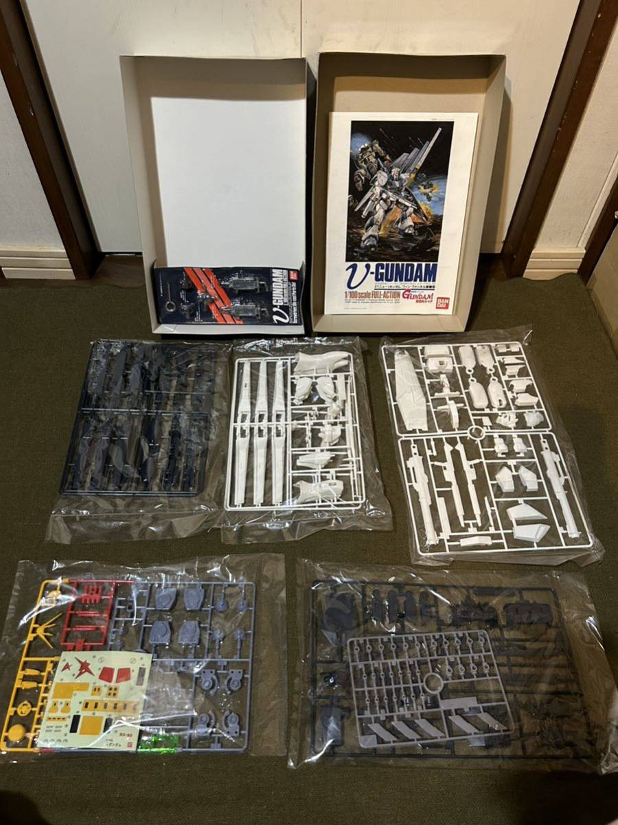 【1/100】バンダイ νガンダム フィンファンネル装備型 未使用品 プラモデル 旧キット 当時物 逆襲のシャア_画像4