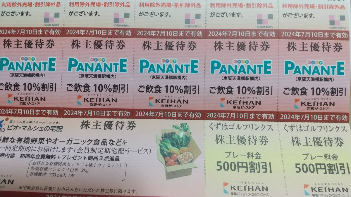 最新　ひらかたパーク　など　京阪グループ諸施設株主優待カード　2024年7月10日まで有効_画像3