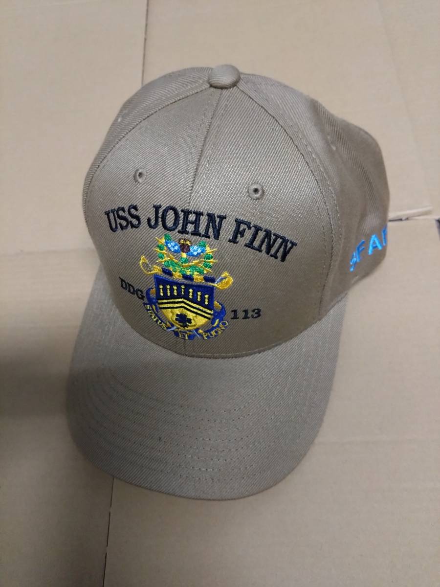 アメリカ海軍　アーレーバーク級駆逐艦　ジョン・フィン　識別帽　DDG113_画像1
