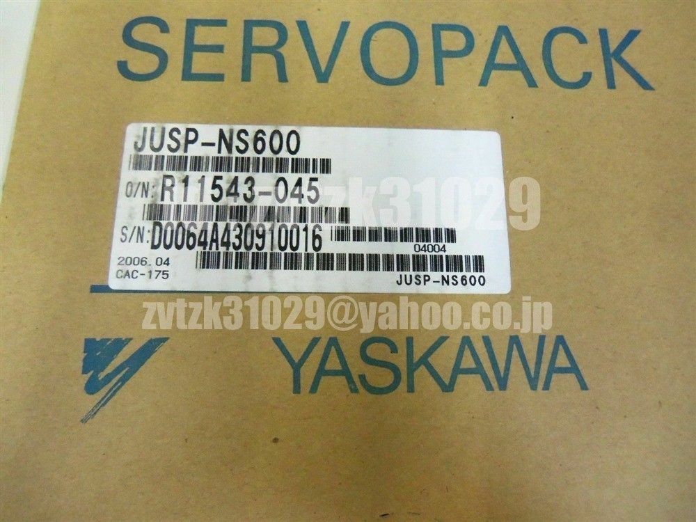 送料無料★新品 YASKAWA サーボパック JUSP-NS600 ◆保証