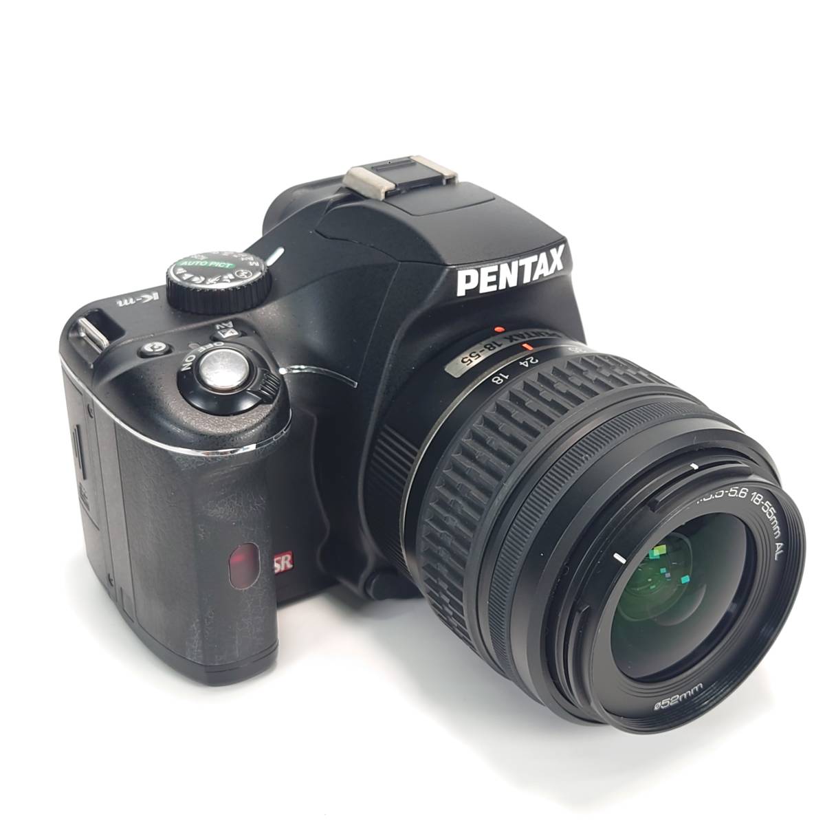 単3使用機 PENTAX デジタル一眼レフカメラ K-m ダブルズームキット DA L 18-55mm F3.5-5.6 AL 50-200mm F4-5.6 ED APS-C ペンタックス_画像3