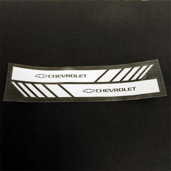 CHEVROLET Chevrolet door mirror sticker silver white ( white )1 set 