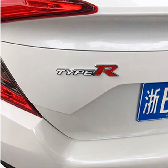 Type R （タイプR ）金属製３Dエンブレム Cタイプ 1枚の画像8