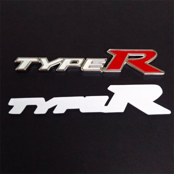 Type R （タイプR ）金属製３Dエンブレム Cタイプ 1枚の画像2
