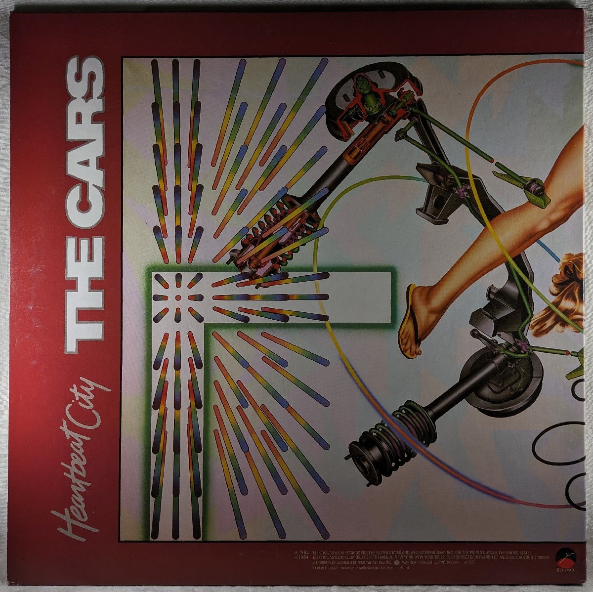 中古LP「HEART BEAT / ハート・ビート・シティ」THE CARS / カーズ_画像2