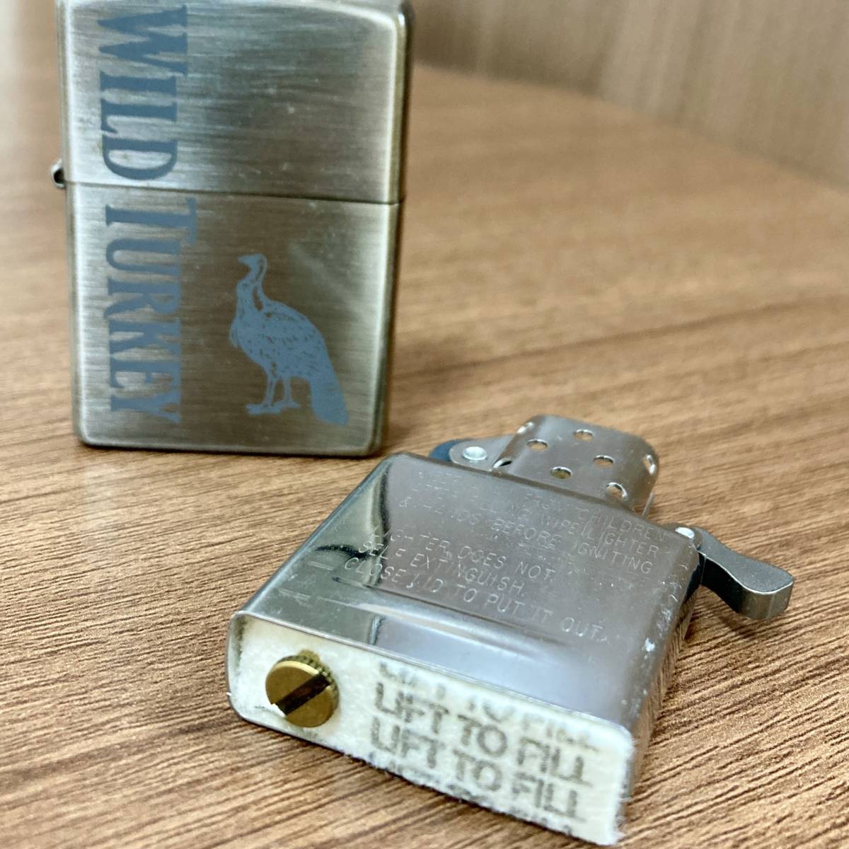 #ア80 未着火 ZIPPO WILD TURKEY ワイルドターキー ジッポー ライター_画像10