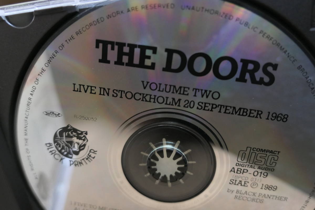 * бесплатная доставка * б/у * THE DOORS / LIVE IN STOCKHOLM 20 SEPTEMBER 1968 / The * дверь z