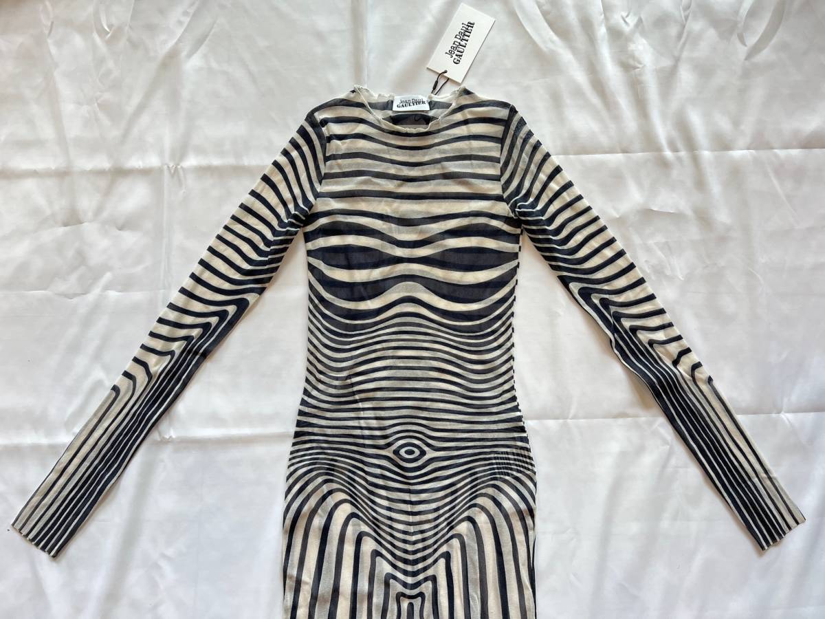 新品　Jean Paul GAULTIER ジャンポールゴルチエ ゴルチェ　メッシュ　パワーネット　アーカイブ　ワンピース　archive dress_画像2