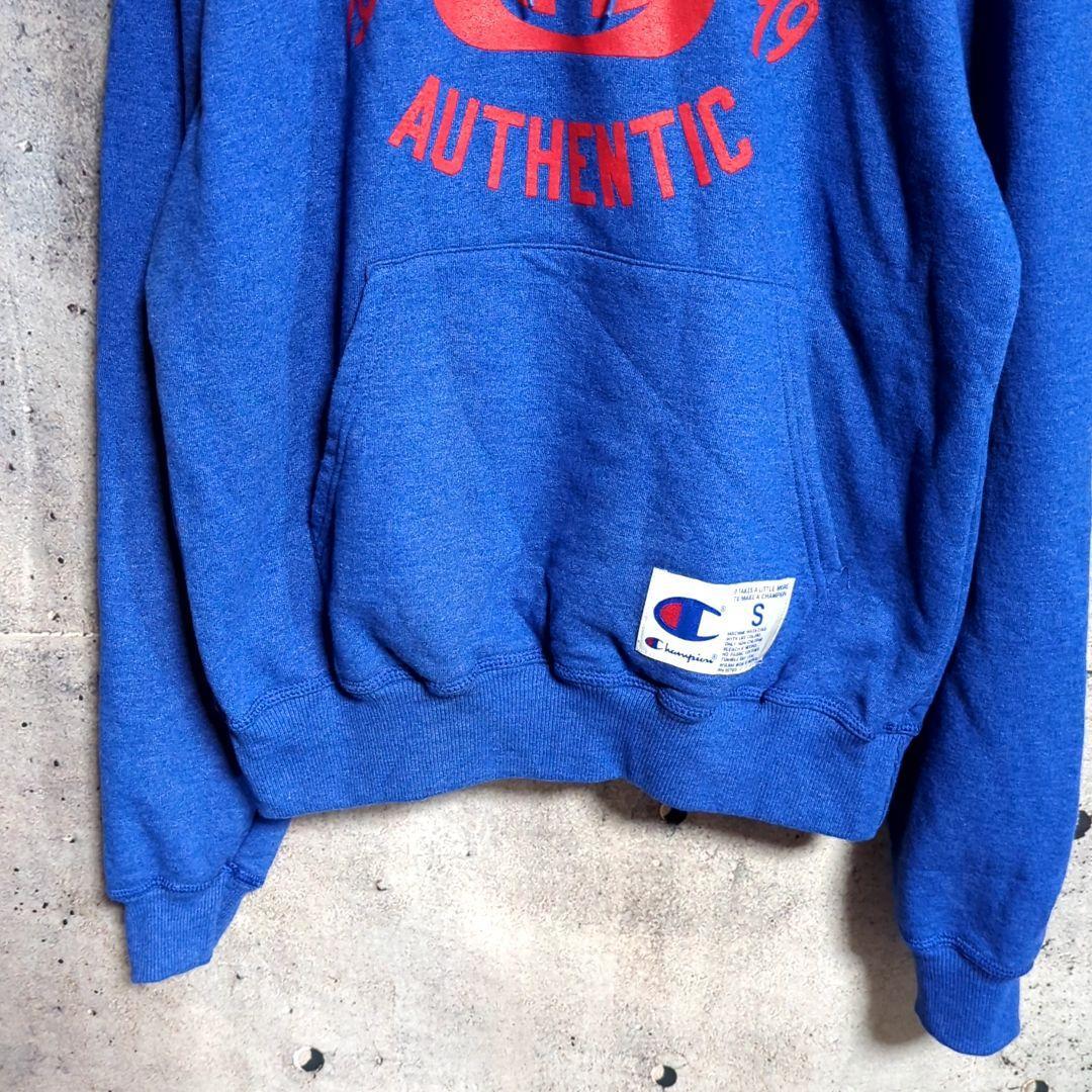 Champion AUTHENTIC カレッジプリント スウェットプルパーカー フーディー チャンピオン スウェット 裏起毛