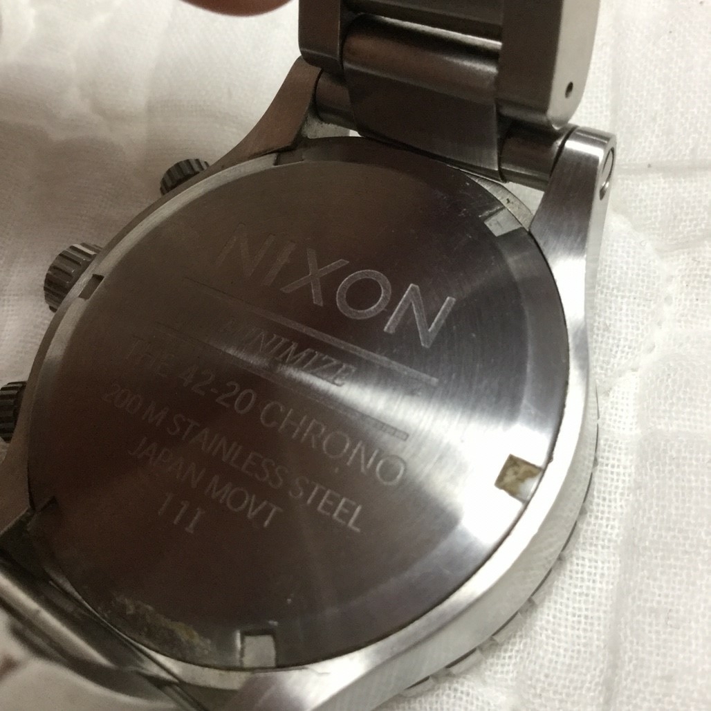 オープニング 大放出セール 腕時計 NIXON THE シルバー ブラック