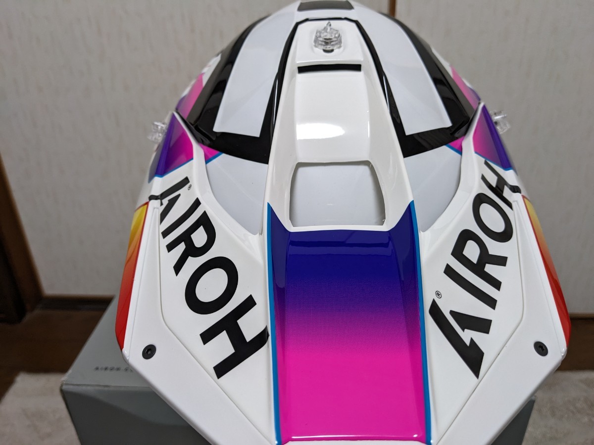 【ニューモデル 2024】Airoh ツイスト 3 Мサイズ オフロードヘルメット ヘルメット モトクロス エンデューロ 林道ツーリングの画像3