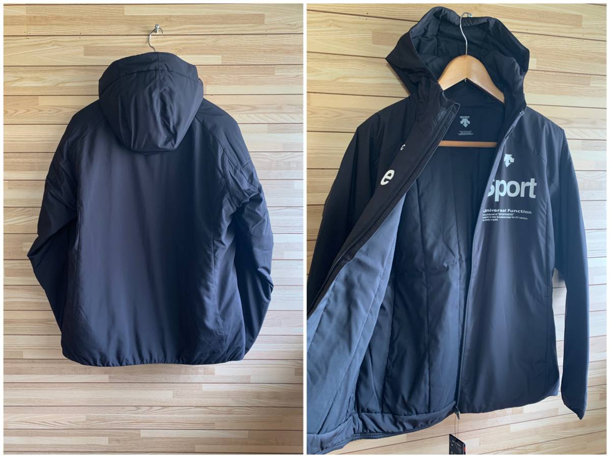 # sale * unused *DESCENTE Descente MOVE SPORT Move sport positive heat insulation light raise of temperature +5*C cotton inside water-repellent Wind breaker set * size L*