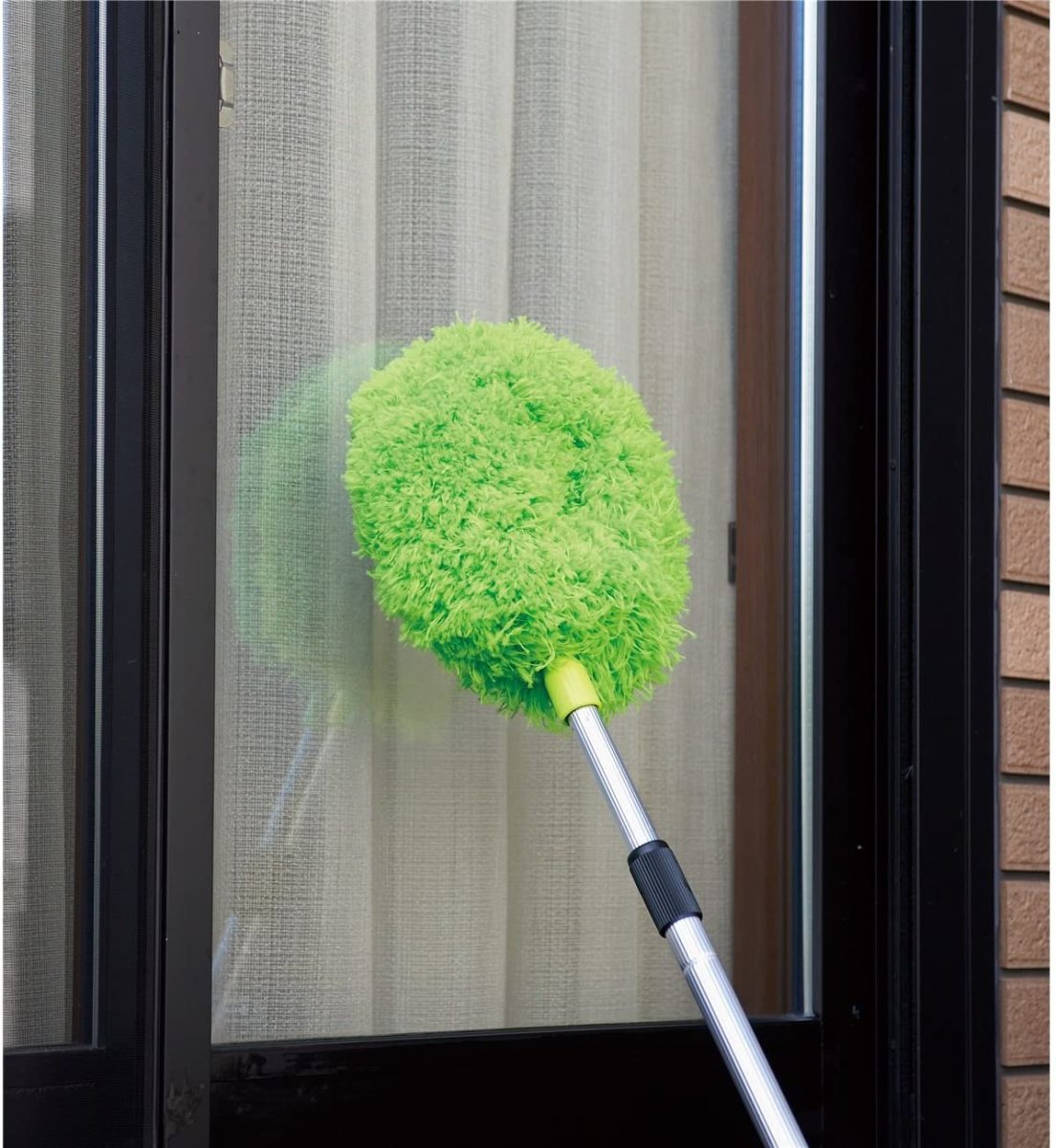 コジット 伸びる2wayロングモップ 掃除 外壁 掃除 伸縮可能 窓掃除 クモの巣除去　伸びる 2way ロングモップ_画像5