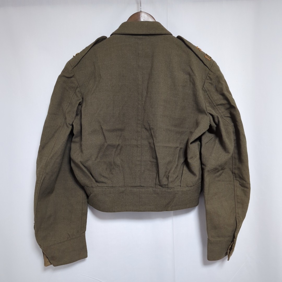 70年代 ベルギー軍 バトルドレス ウール アイクジャケット メンズ M相当 ミリタリー ワッペン 戦闘服 70s ヴィンテージ ビンテージ ②_画像7