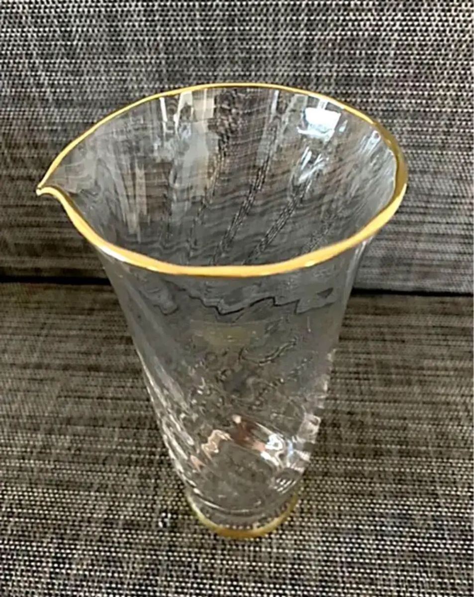 たち吉 RICHFIELD デキャンタ タンブラーグラス オシャレ ゴールド グラス 花瓶 花器 フラワーベース ガラス