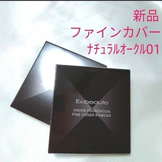 新品　エクスボーテ　ビジョンファンデーション　ファインカバーパウダー　ナチュラルオークル01　13g　レフィル　2個セット