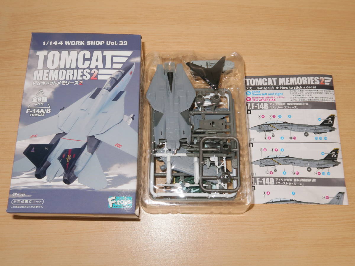 1/144 F-14B アメリカ海軍 第103戦闘飛行隊 ジョリーロジャース VF-103 トムキャットメモリーズ2 エフトイズ_画像1