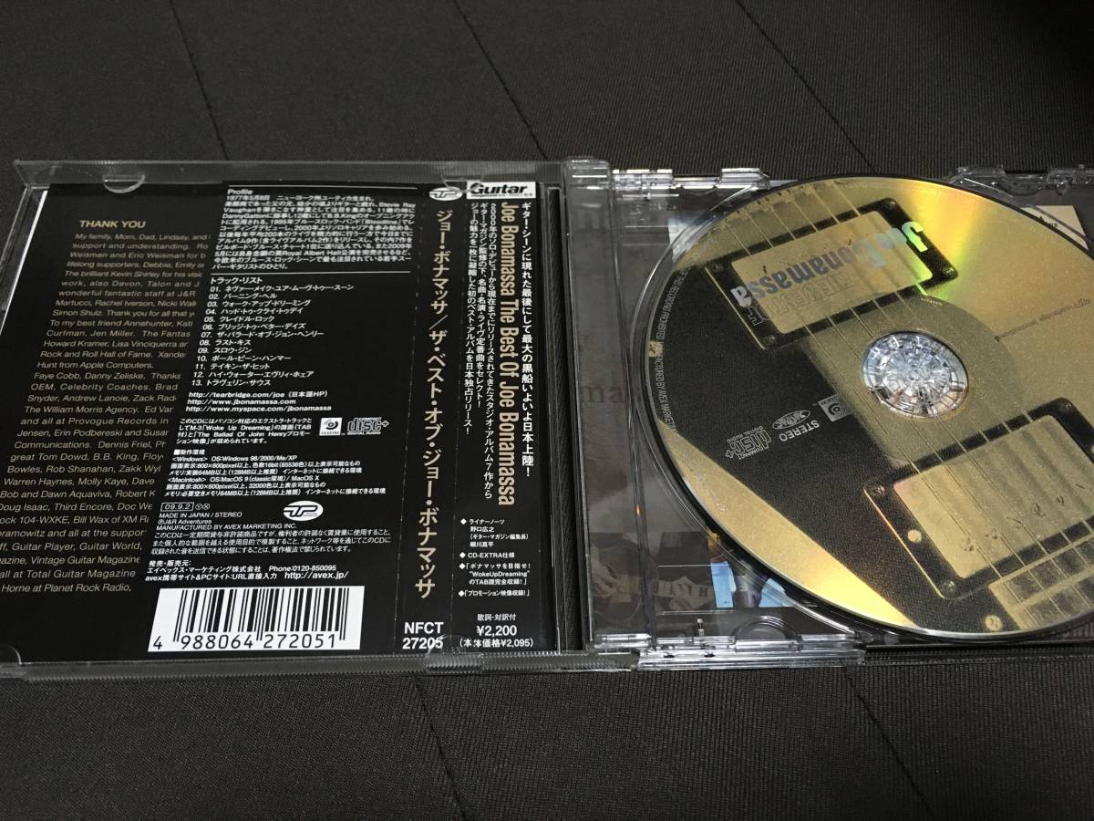 Joe Bonamassa The Best Of 国内盤 帯付 ジョー・ボナマッサ ベスト_画像3