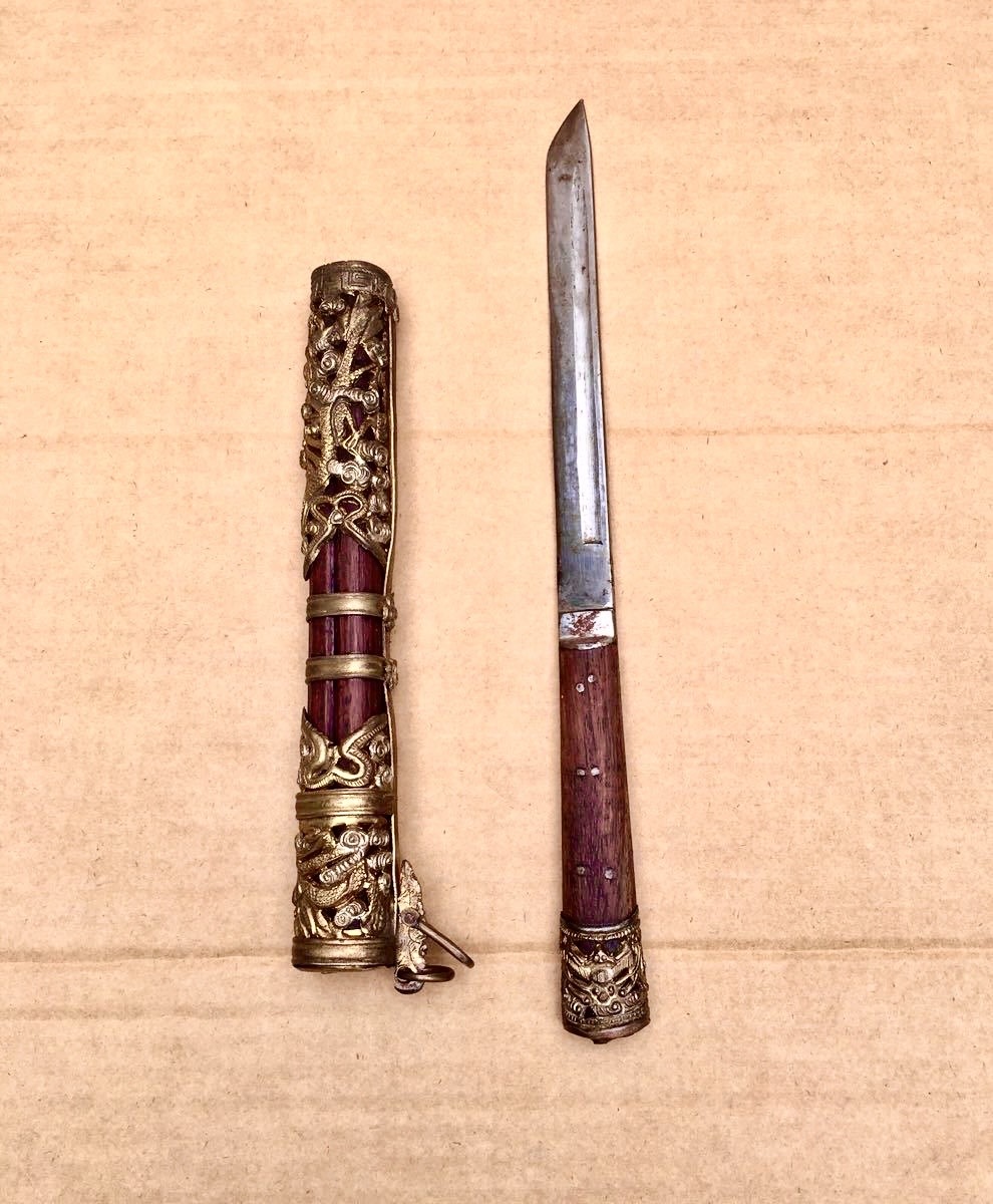 中国 清代 蒙古 餐刀