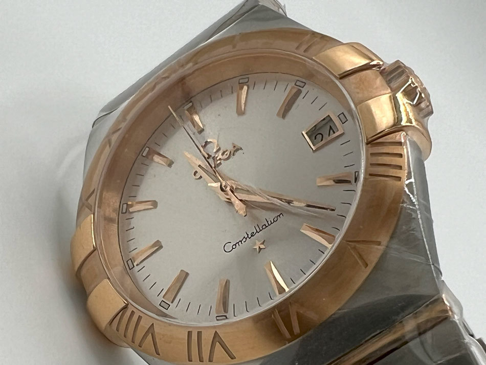 OMEGA オメガ コンステレーション 35mm メンズウォッチ 腕時計 クォーツ レッドゴールド 2023年11月購入 123.20.35.60.02.001 新品の画像3