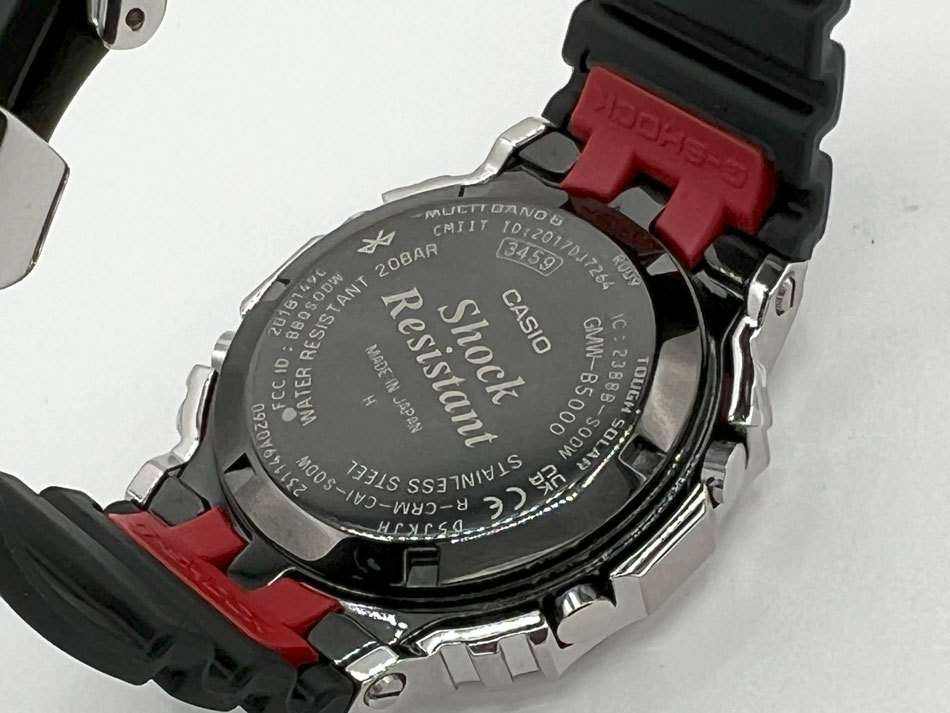 CASIO カシオ G-SHOCK Gショック フルメタル メンズウォッチ タフソーラー スマートフォンリンク GMW-B5000-1JF 超美品_画像5