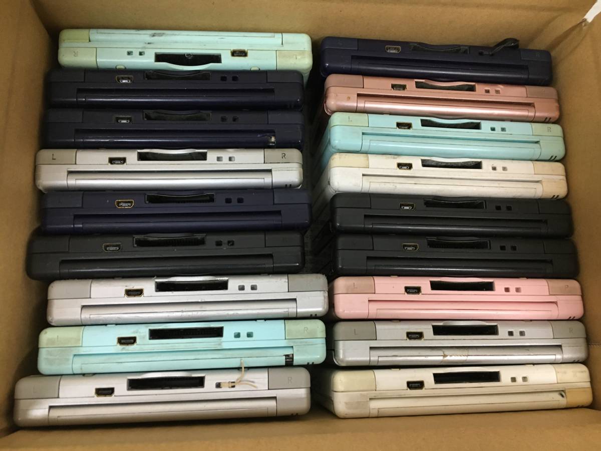 Nintendo DS Lite 本体 約20台セット 任天堂 まとめ売り 大量 動作未確認 ジャンク ニンテンドー【z2-479/0/0】_画像3