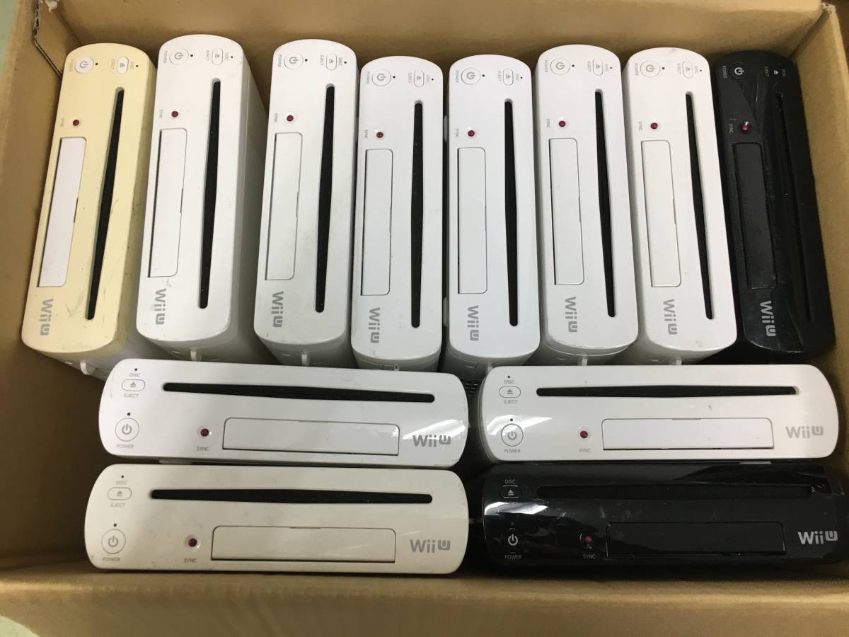 WiiU 本体 12台セット 大量 まとめ売り 動作未確認 ジャンク 任天堂 Wii U 【z1-431/0/0】_画像1