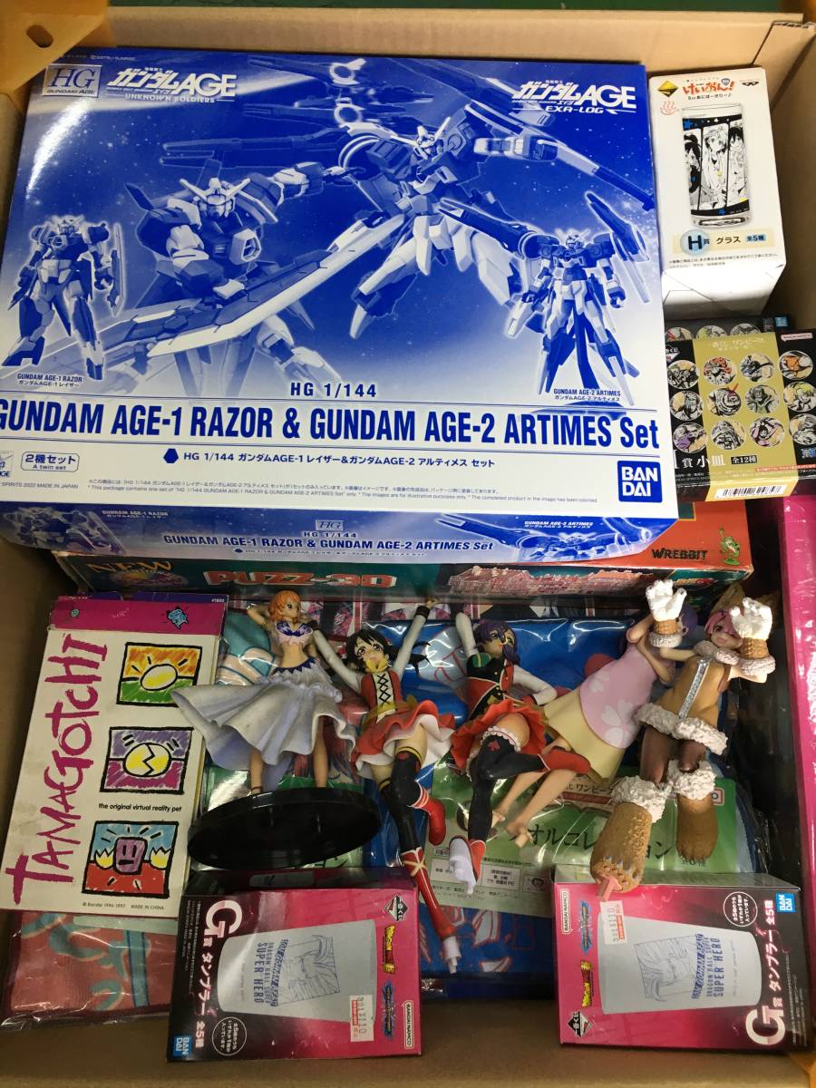 おもちゃ 160サイズ 詰め合わせ まとめ プライズ商品/一番くじ/フィギュア/ガンダム/たまごっち/ワンピース/ドラゴンボール【z7-75/0/0】_画像1