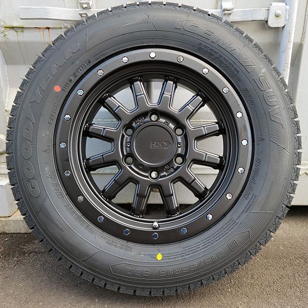 ハイエース 200系 スタッドレス ホイール タイヤ 16インチ 新品 4本セット 国産 グッドイヤー 215/65R16 ロックフォース_画像4