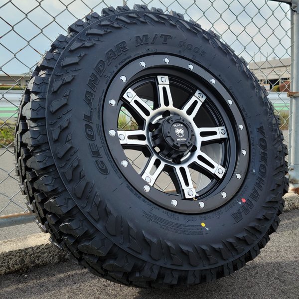 YOKOHAMA GEOLANDAR MT 17インチ ハイラックス プラド FJクルーザー 265/65R17 265/70R17 新品 タイヤホイール 4本セット 純正車高装着可_画像5