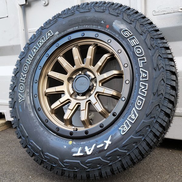 新品 16インチ タイヤホイール 4本セット ヨコハマ ジオランダー X-AT 235/70R16 デリカD5 デリカ D5 RAV4 ラブフォー CX5 CX-5 16x7.5J+35_画像2