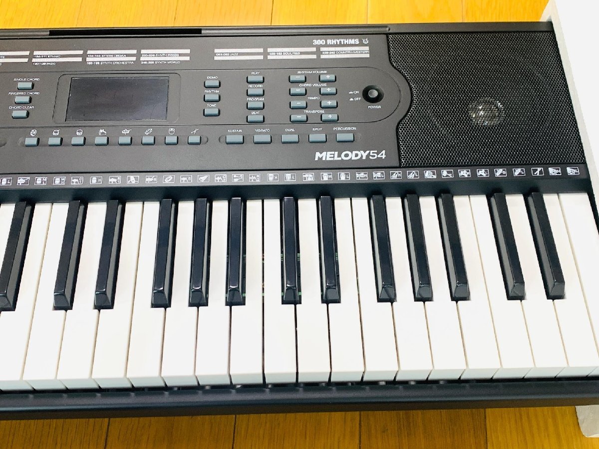 美品■Alesis 電子キーボード 54鍵盤 Melody 54 スピーカー内蔵 初心者 練習_画像3