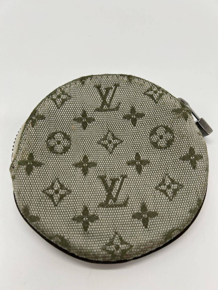 LOUIS VUITTON ルイヴィトン モノグラムミニ コントドゥフェ ポルトモネ ロン M92271 コインケース 小銭入れ メンズ レディース_画像2