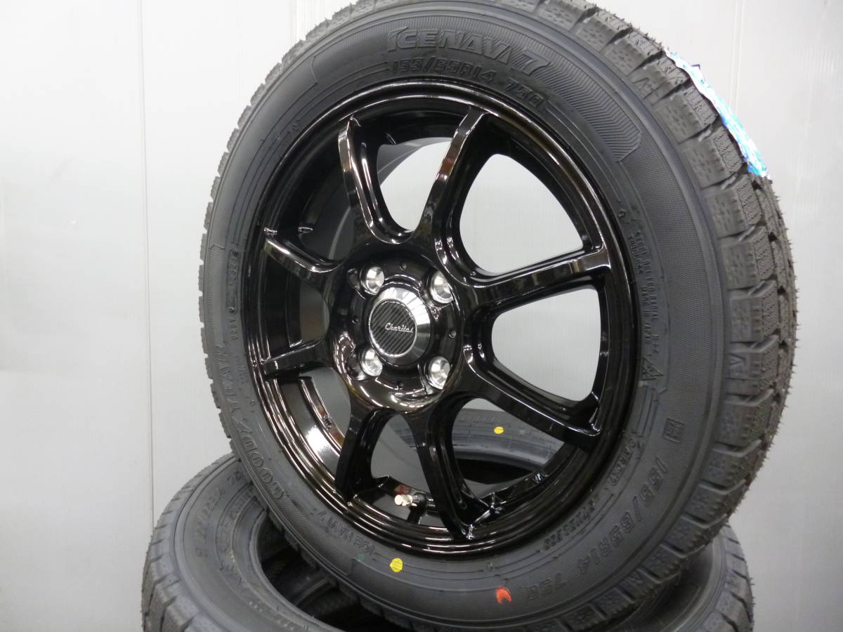 新品スタッドレスセット★155/65R14★軽自動車・ワゴンR・タント・ムーブ・ウェイク・スペーシア・Nボックス・Nワン・ルークス★G_画像3