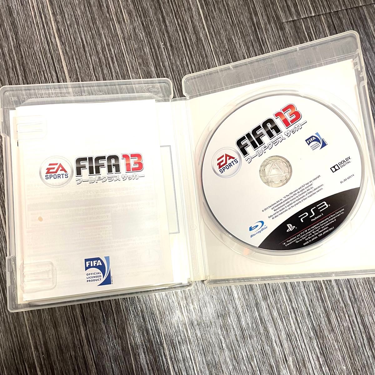 PS3 ソフト 2点セット ディスク綺麗です サッカー ゲームソフト 動作未確認