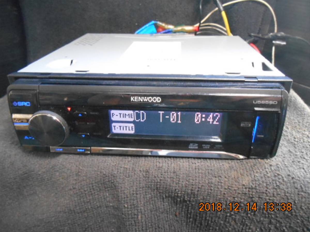 KENWOOD U585SD CD 1DIN **: Real Yahoo auction salling