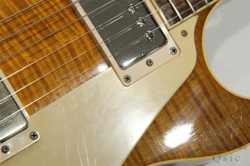 [美品] Gibson Les Paul Classic Premium Plus 渋いトラ杢のプレミアムプラス 1995年製 [TI951]_画像9