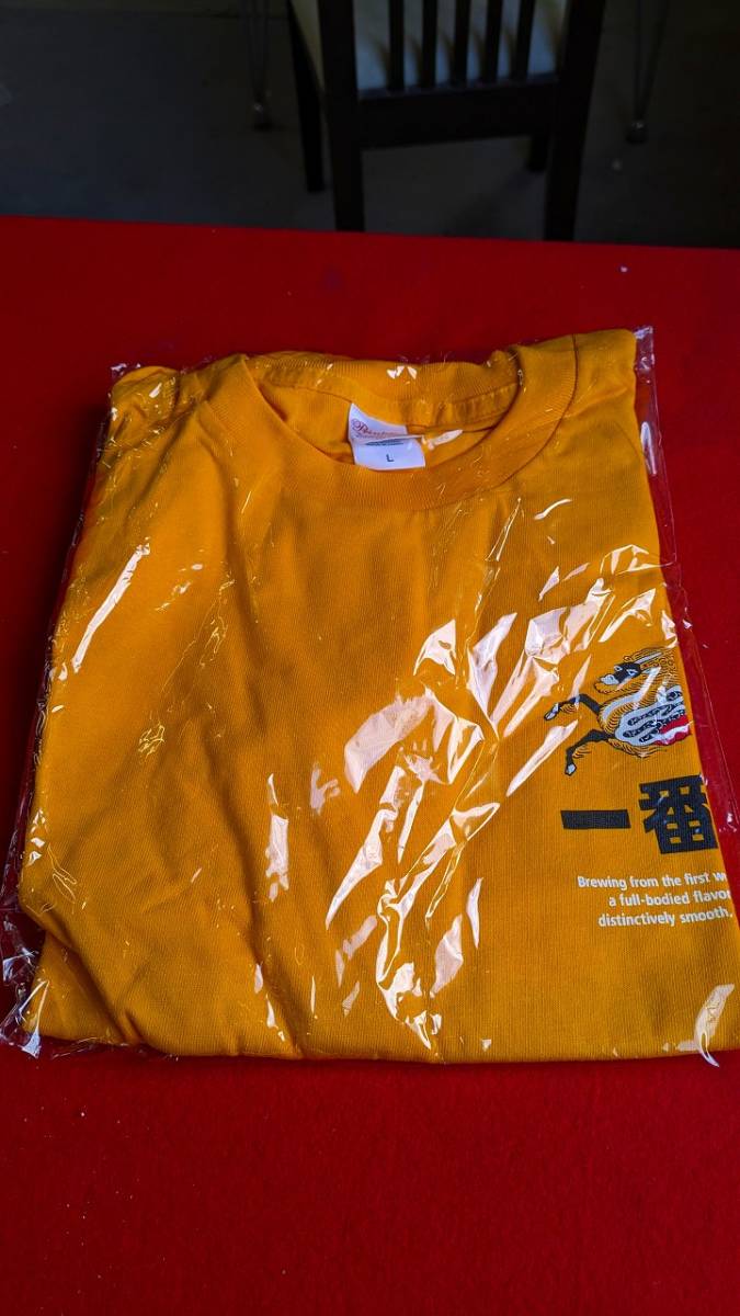 ◆新品未使用◆非売品 ノベルティ KIRIN キリン 一番搾り Tシャツ Lサイズの画像1