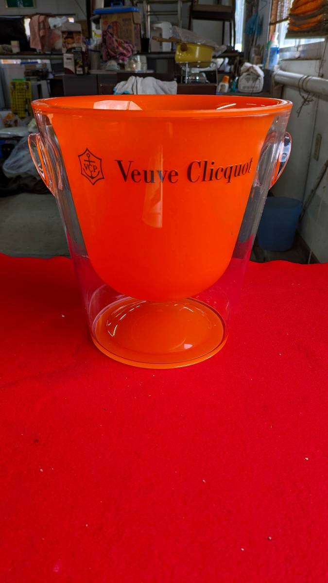 ◆非売品 Veuve Clicquot ヴーヴクリコ シャンパンクーラー アイスバケツ ワインクーラー_画像1