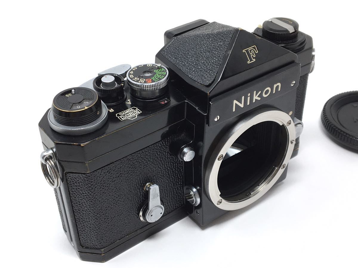 美品 コレクターアイテム Nikon F アイレベル ブラック ニコン 初期型 富士山マーク 黒_画像1