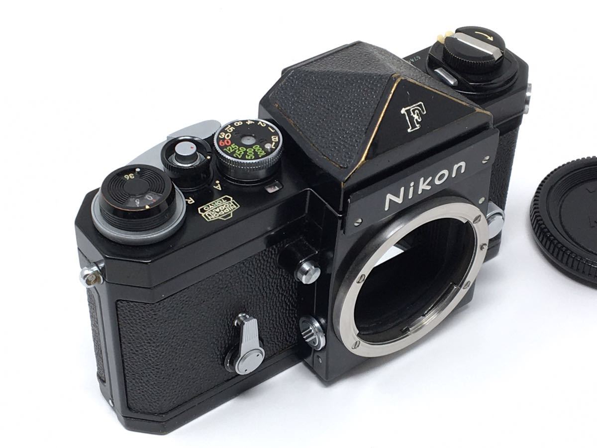 美品 コレクターアイテム Nikon F アイレベル ブラック ニコン 初期型 富士山マーク 黒