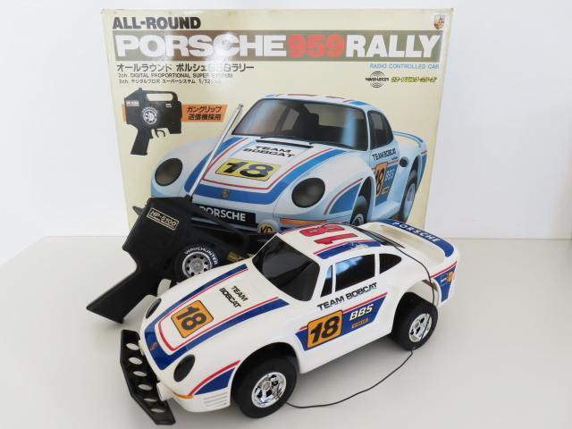 ヨネザワ PORSCHE オールラウンド ポルシェ959 ラリー R/C ラジコン 昭和レトロ 当時物の画像1