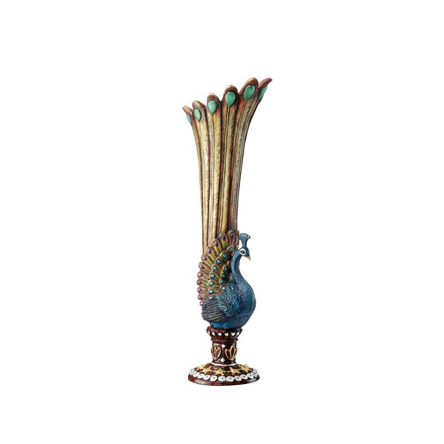 孔雀の花瓶　インテリア装飾品部屋飾りデザイン置物美しい西洋彫刻洋風オブジェ雑貨個性的ホームアクセント小物ホームデコレーション_画像2