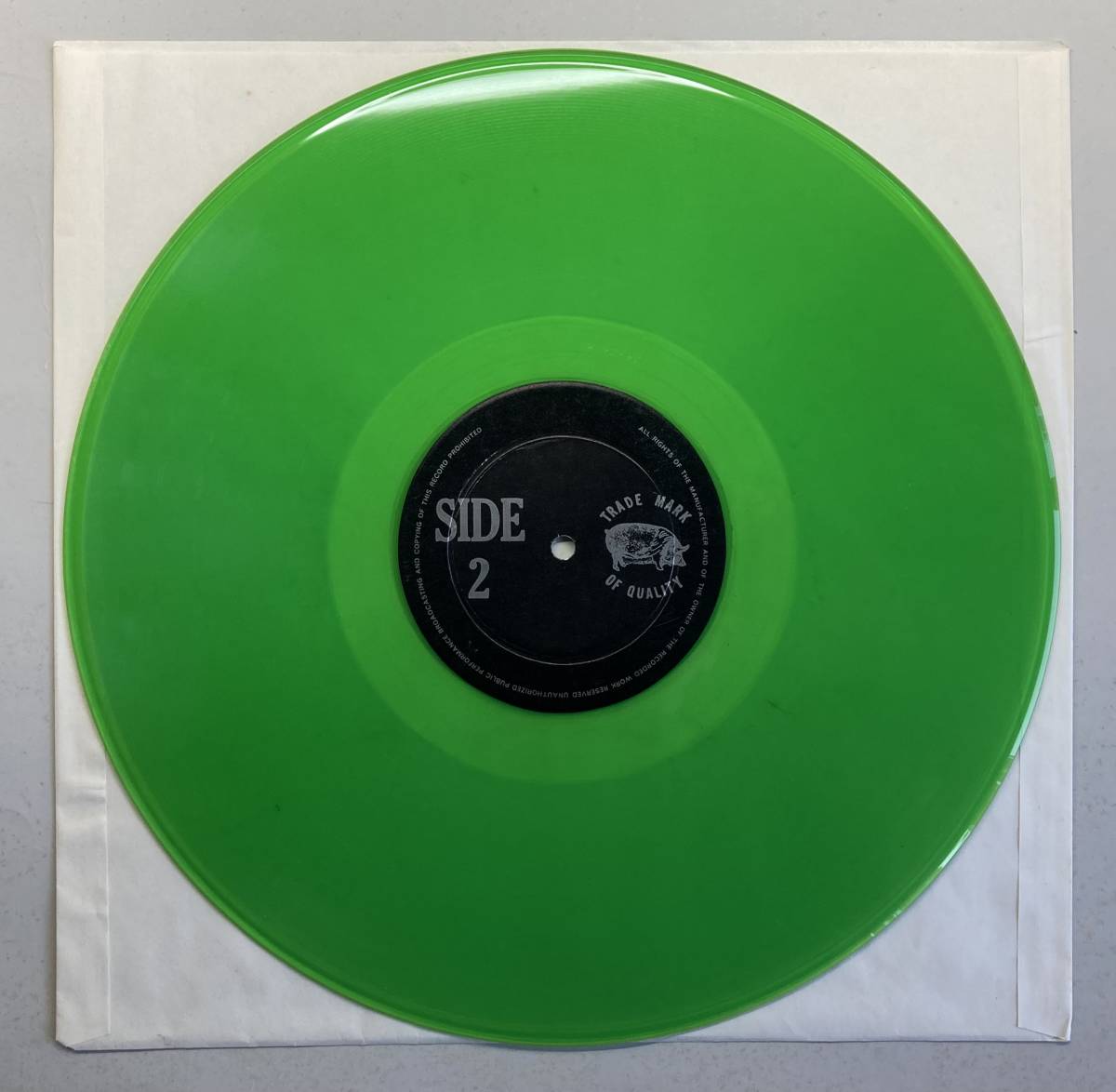 [BOOT TMOQ Side Pig] DAVID BOWIE IN AMERICA / Stamp/ Slick /Green Clear Color Record / おまけ付_画像5