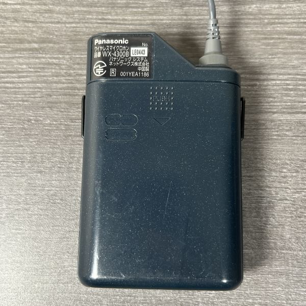 ＷＸ-4300B　パナソニック　ワイヤレスマイクタイピン型_画像3